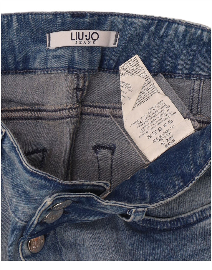 Liu Jo Damen Slim Jeans W29 L29 Blue Cotton Classic
