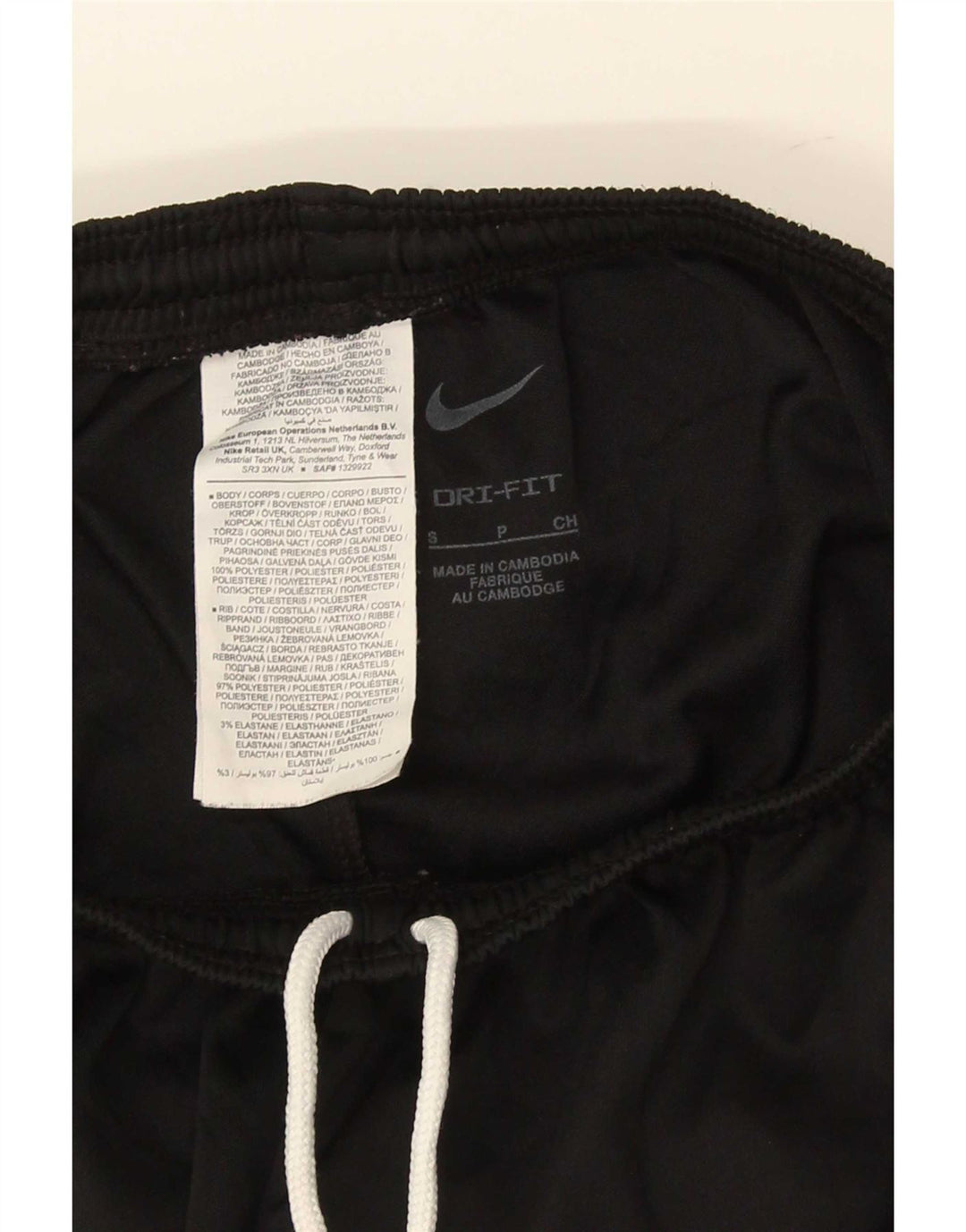 Nike Herren Dri Fit Trainingshose, Größe S, Schwarz, Polyester