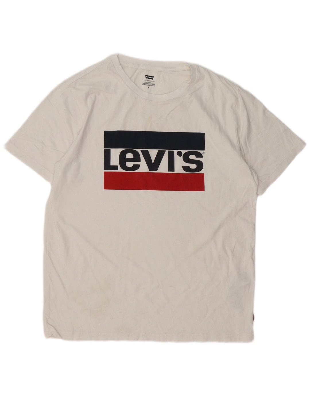 Levi's Herren-T-Shirt mit Grafik, mittelweiße Baumwolle