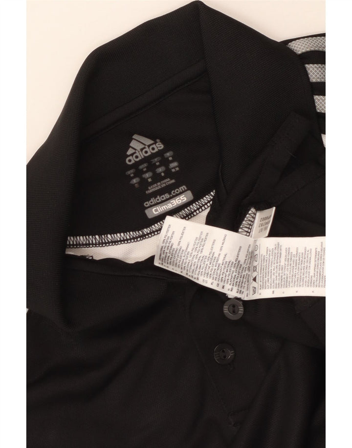Adidas Herren Clima 365 Poloshirt Medium Schwarz Colourblock Polyester