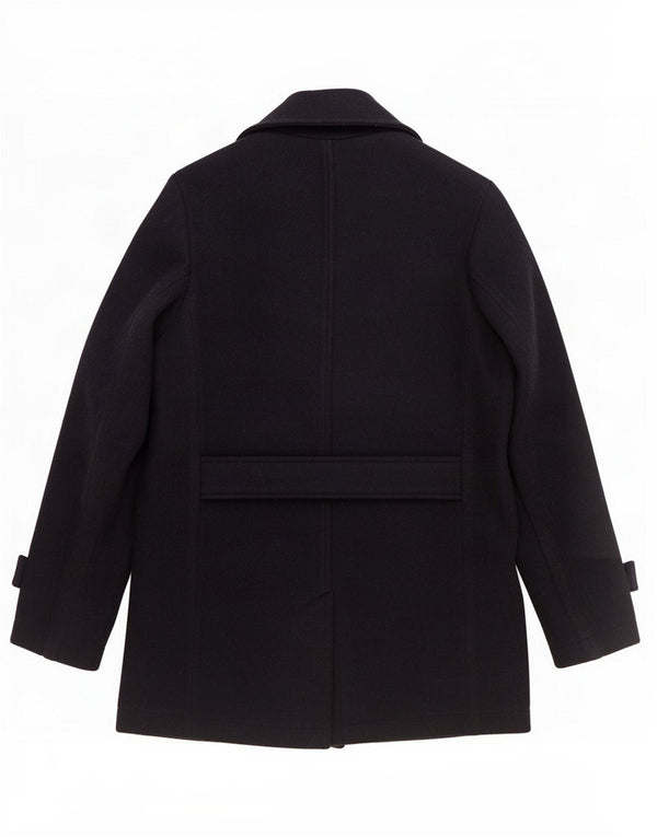 Zara Herren Pea Coat UK 42 XL Marineblau Polyester