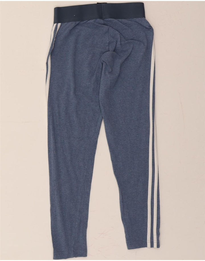 ADIDAS Womens Leggings UK 8/10 Small Blue Cotton Vintage Adidas and Second-Hand Adidas from Messina Hembry 