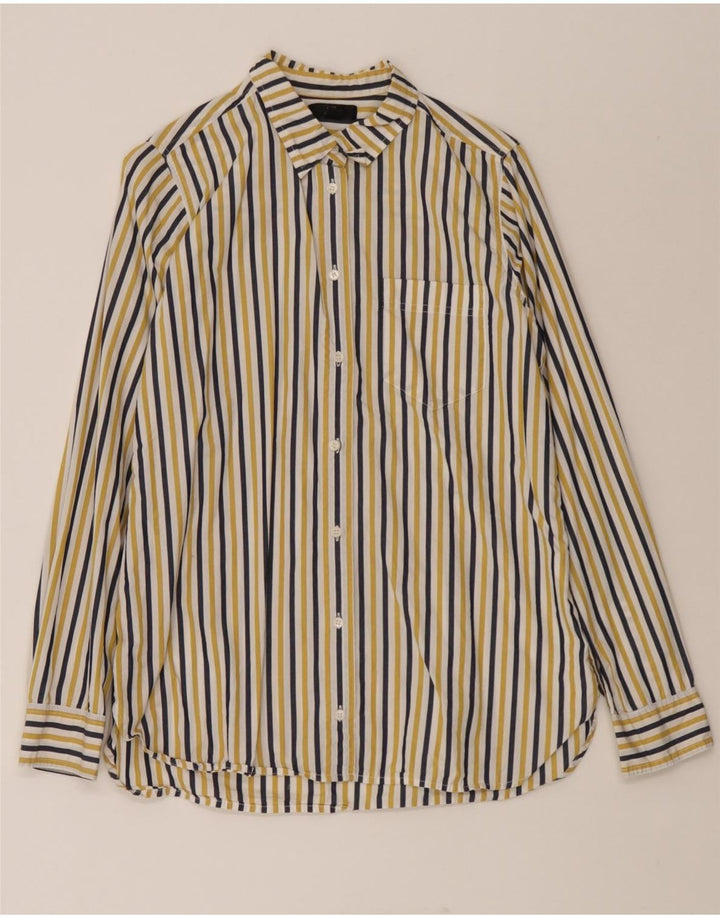 J. CREW Womens Shirt US 6 Medium Multicoloured Striped Cotton Vintage J. Crew and Second-Hand J. Crew from Messina Hembry 