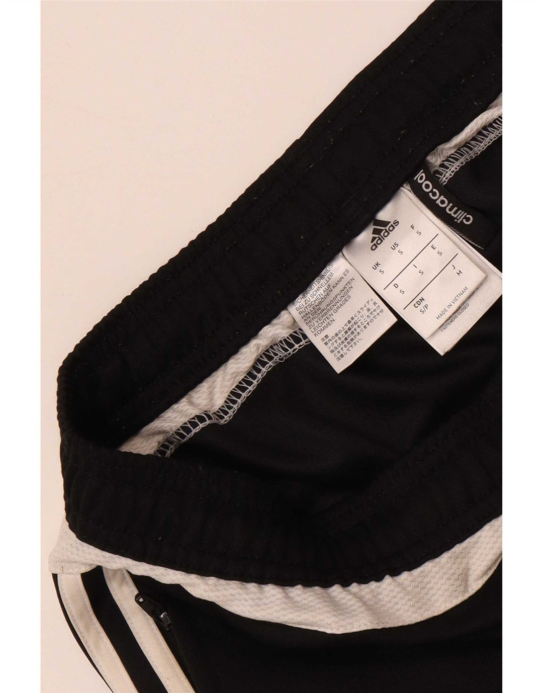 Adidas Herren Climacool Trainingshose, Größe S, Schwarz, Colourblock-Polyester