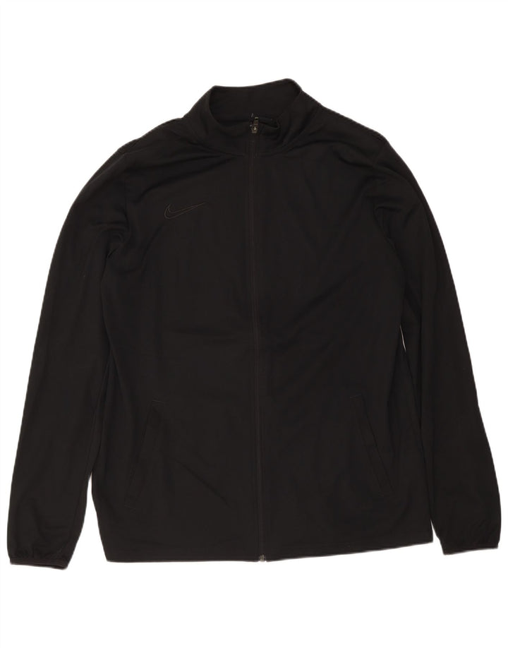 Nike Herren Dri Fit Trainingsanzug Top Jacke XL Schwarz Polyester
