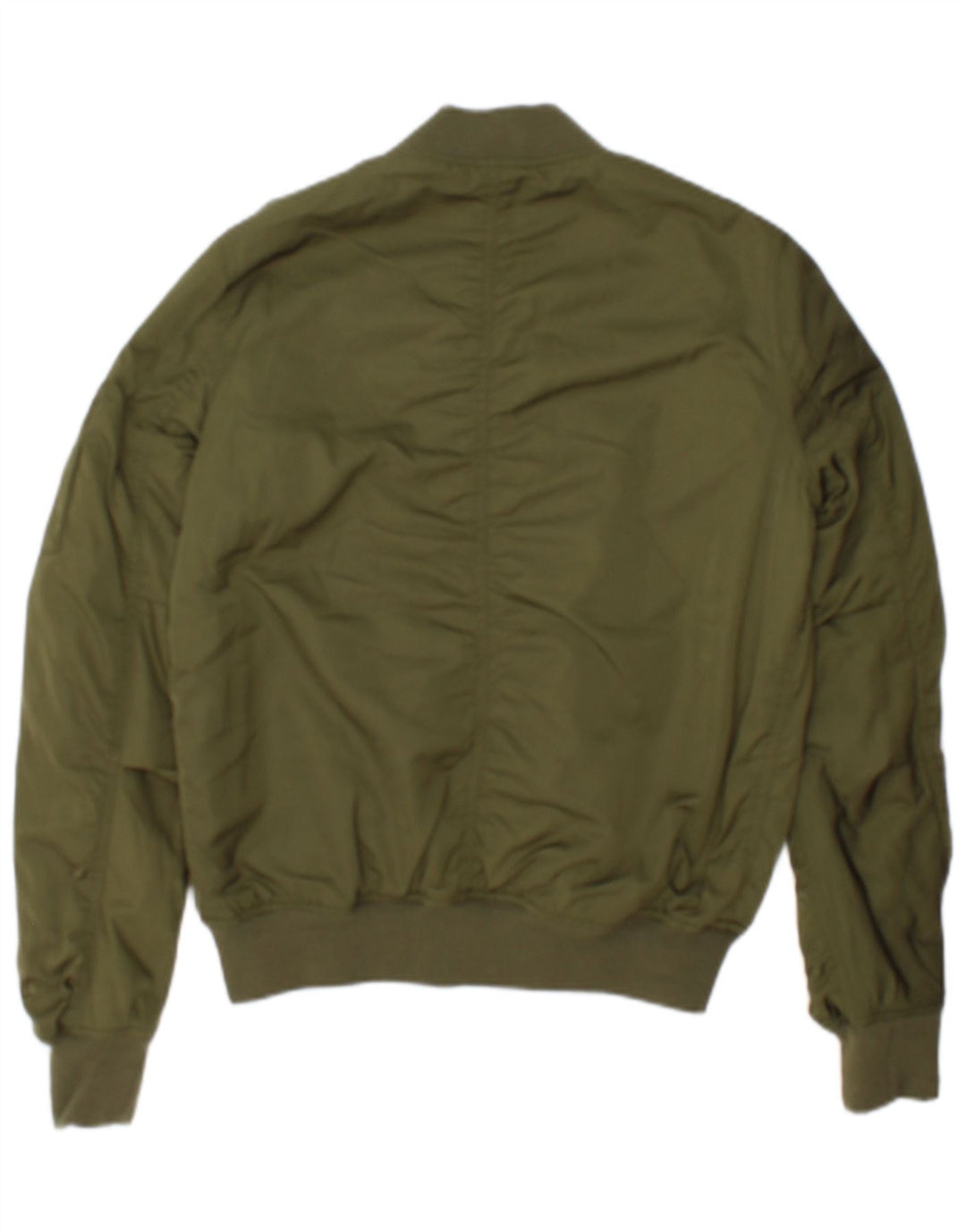 Topshop Damen Bomberjacke UK 8 Small Khaki Polyester