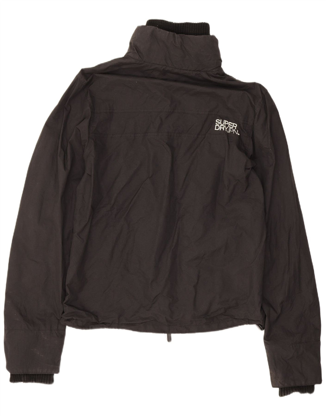 Superdry Herren Regenjacke UK 36 Small Schwarz Nylon