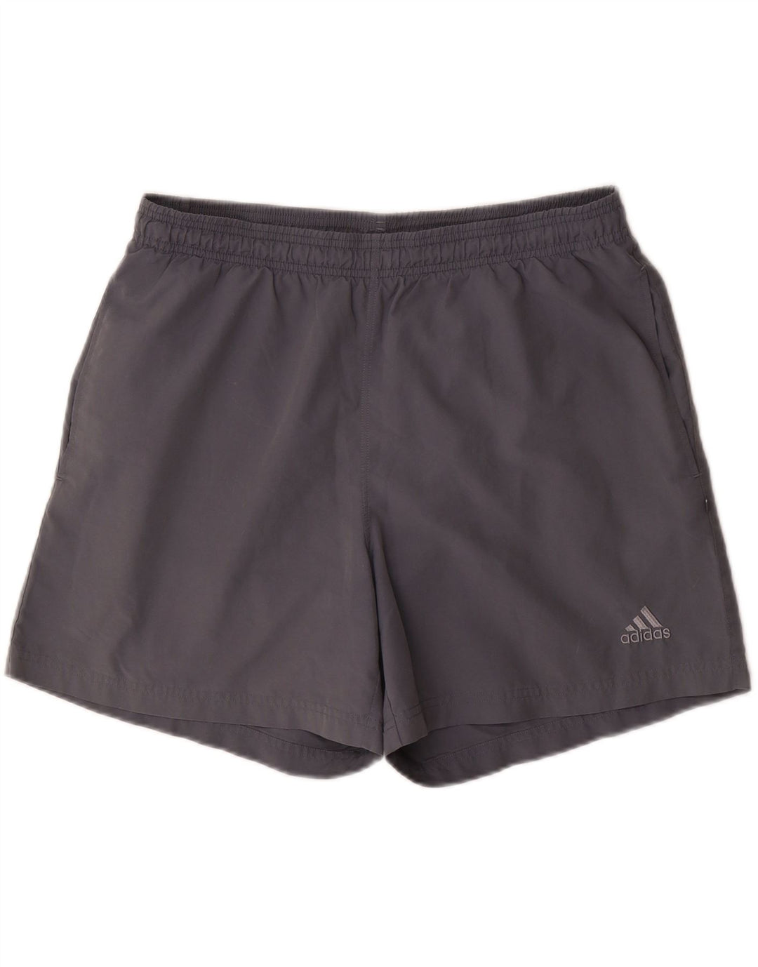 Adidas Herren-Sportshorts, großes graues Polyester