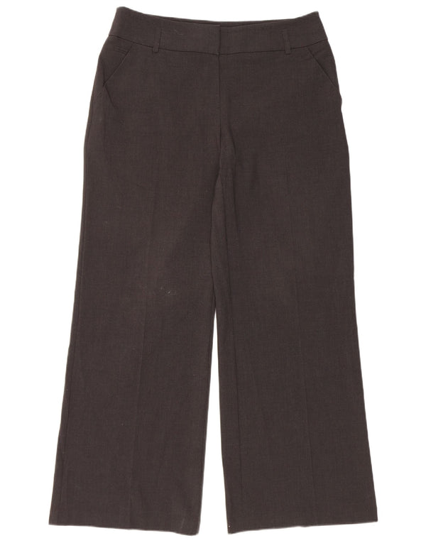 Marks & Spencer Damen-Chinohose mit weitem Bein, UK 14, Größe L W32 L30, Grau