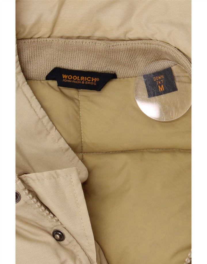 Woolrich Herren Wattierte Jacke UK 38 Medium Beige Elastomer