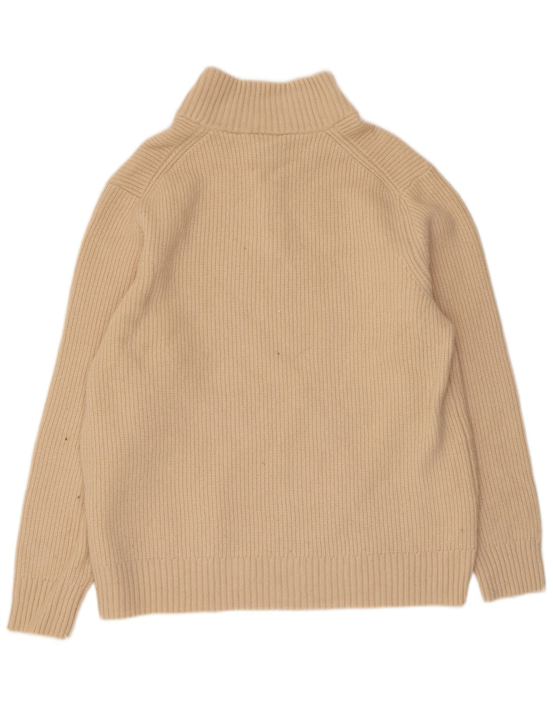 Lyle & Scott Herren-Pullover mit Reißverschluss am Hals, XL, Beige