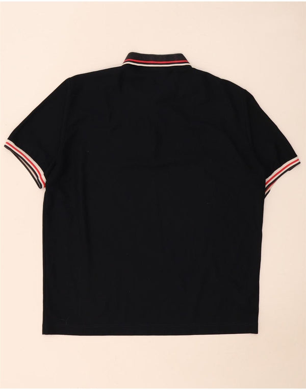 AUSTRALIAN L'ALPINA Herren Poloshirt IT 56 XL Marineblau gestreift