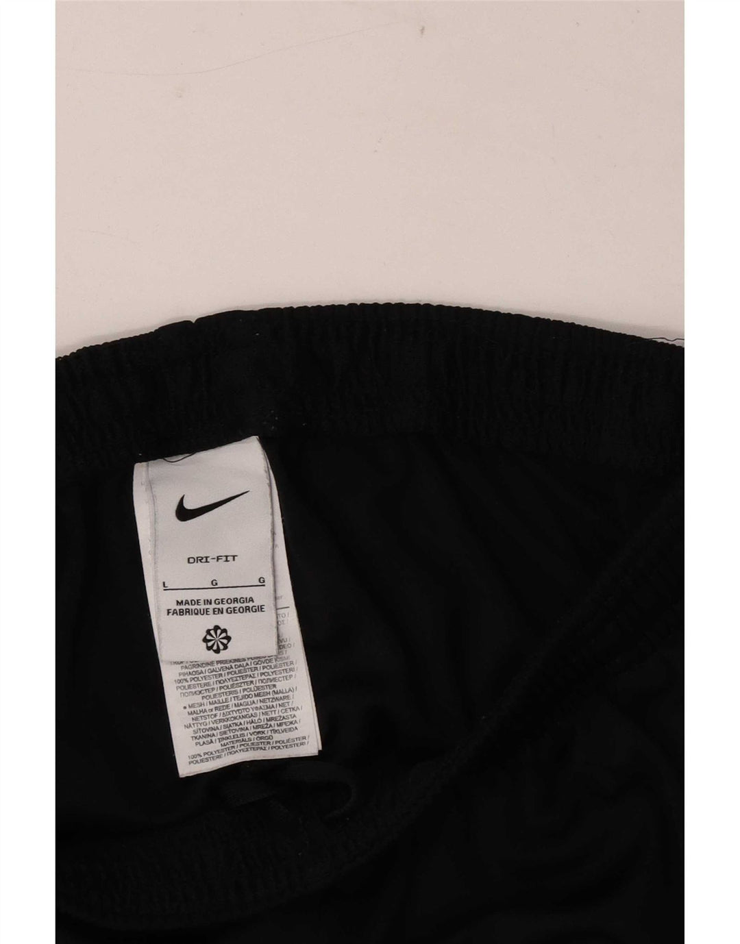 Nike Herren Dri Fit Trainingshose, Größe L, Schwarz, Polyester