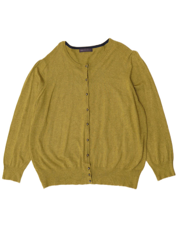 Marks & Spencer Damen Strickjacke UK 18 XL Grün