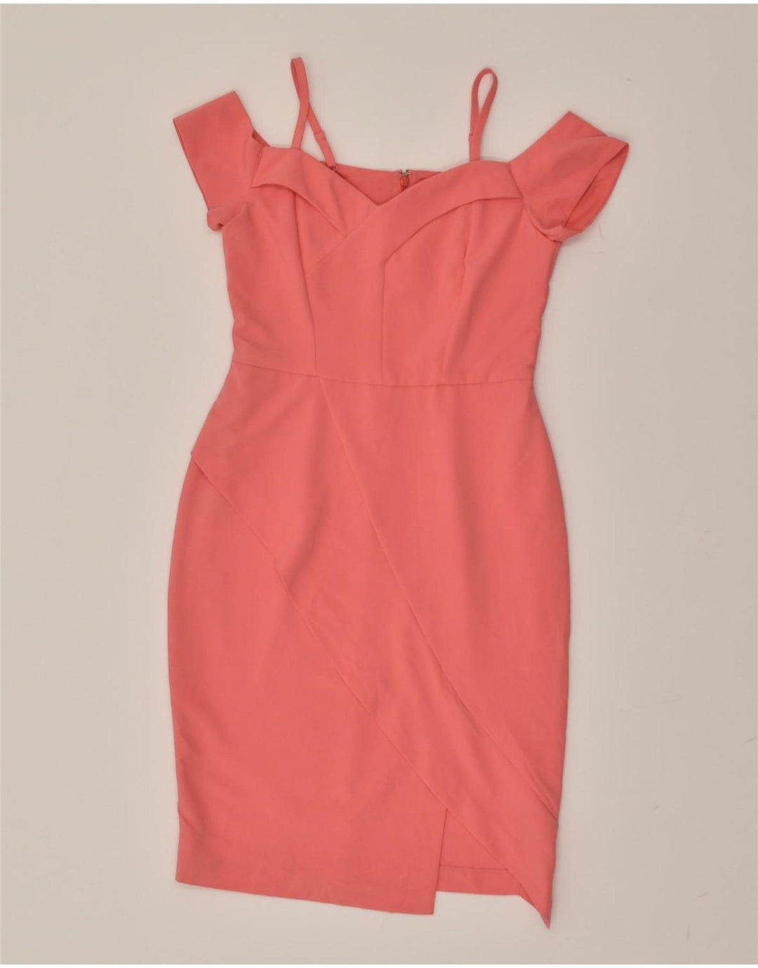 COAST Damen Figurbetontes Kleid UK 10 Small Rosa Polyester