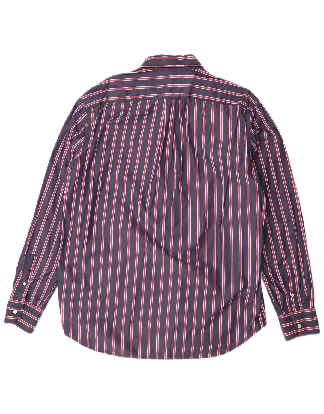 Harmont & Blaine Herrenhemd 2XL Marineblau gestreift aus Baumwolle
