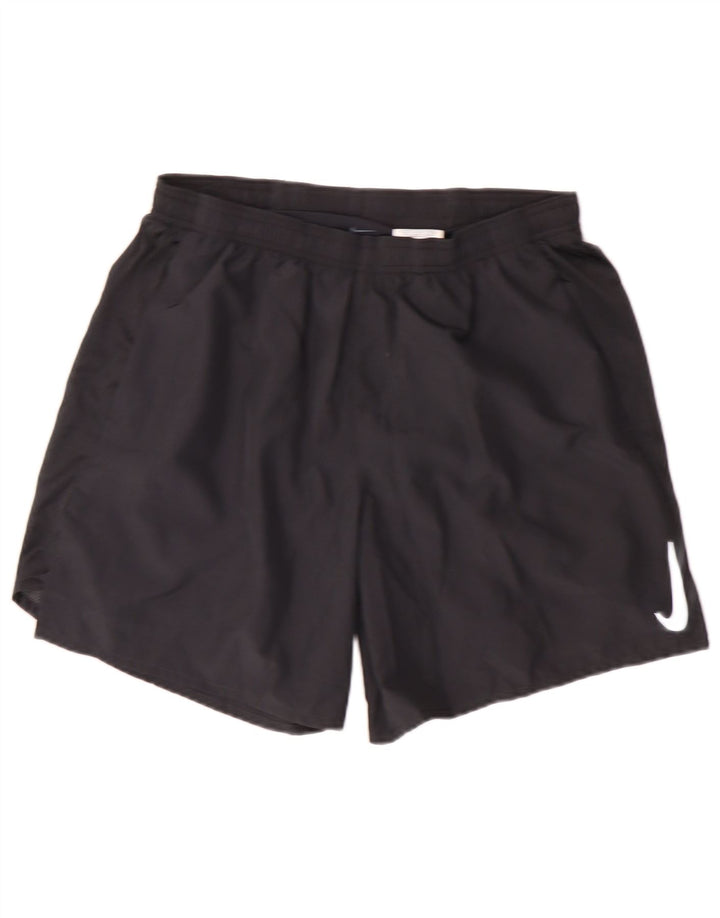 NIKE Damen Dri Fit Sport Shorts UK 16 Large Schwarz Polyester