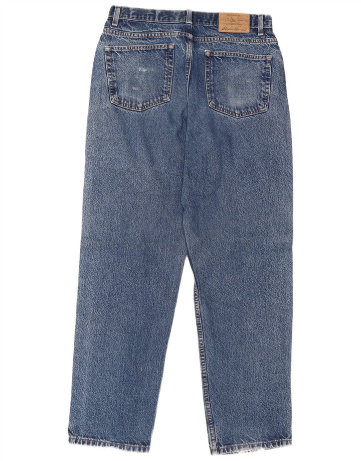 EDDIE BAUER Herren-Jeans mit klassischer Passform, gerade Passform, W34, L32, blaue Baumwolle