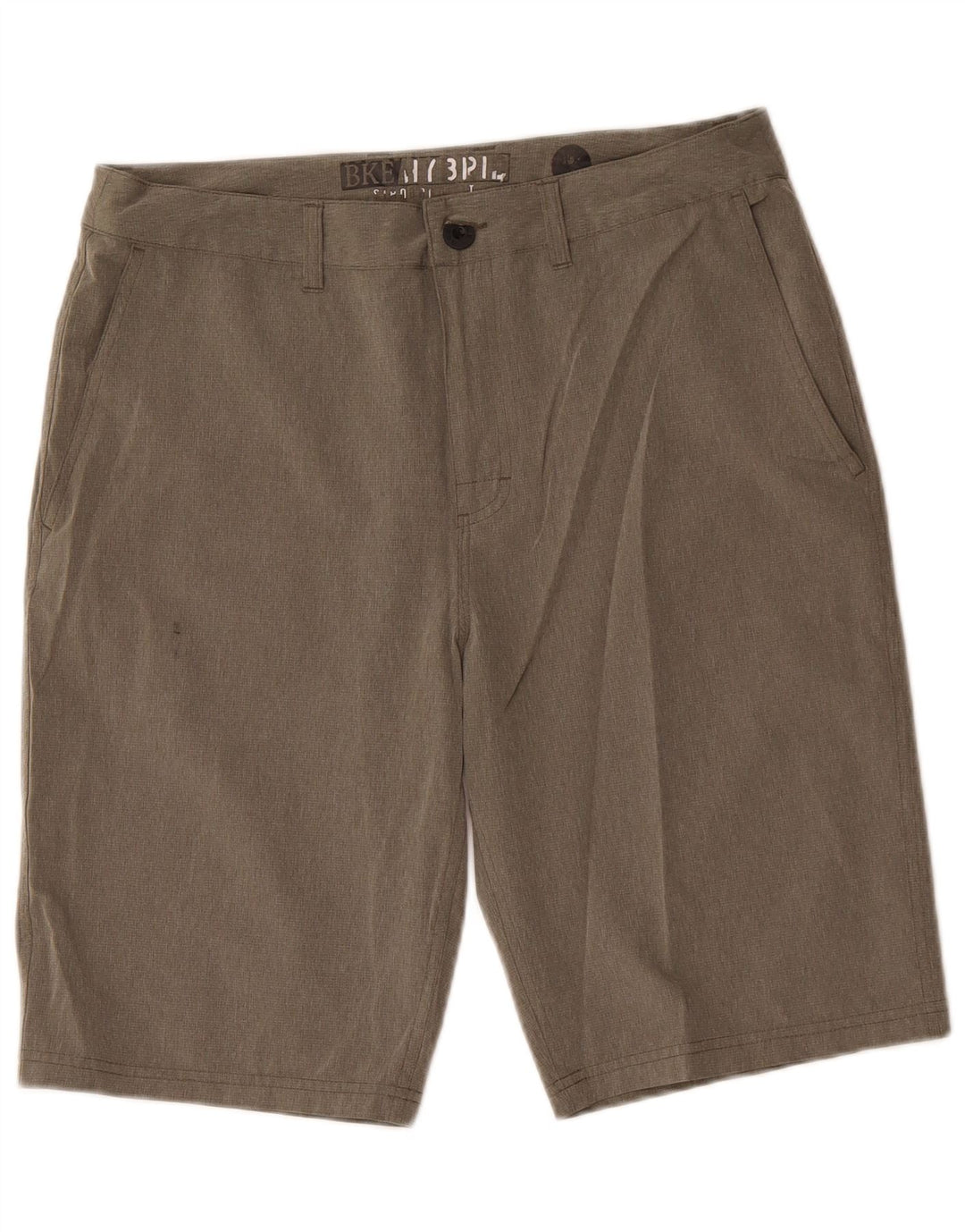 BKE Herren Chinoshorts W33 Mittelgraues Polyester