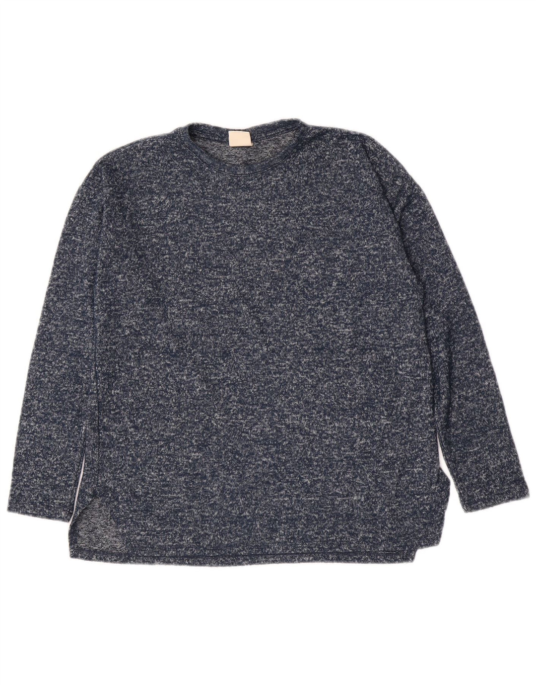 Zara Mädchen-Sweatshirt-Pullover, 11–12 Jahre, marineblau meliertes Polyester