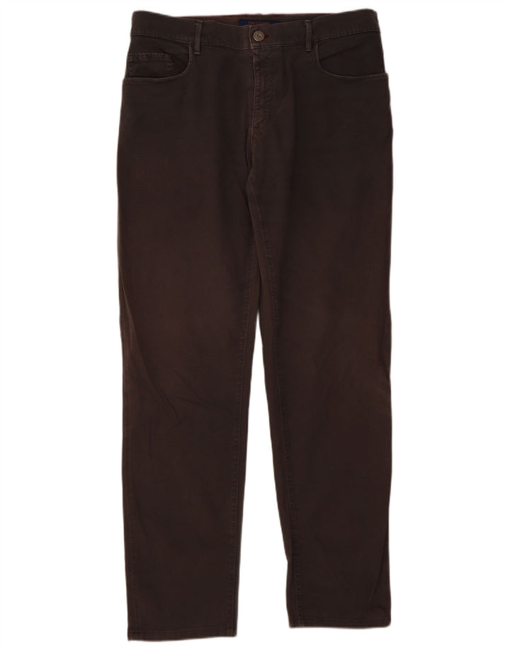 Trussardi Herren gerade Freizeithose W36 L34 Grau