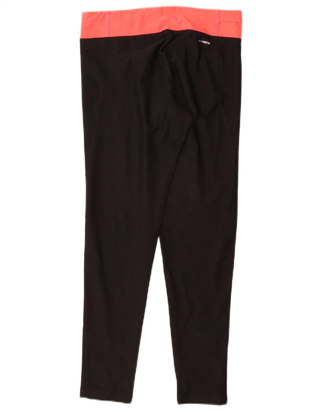 ADIDAS Damen Climalite Leggings UK 8/10 Small Schwarz Colourblock