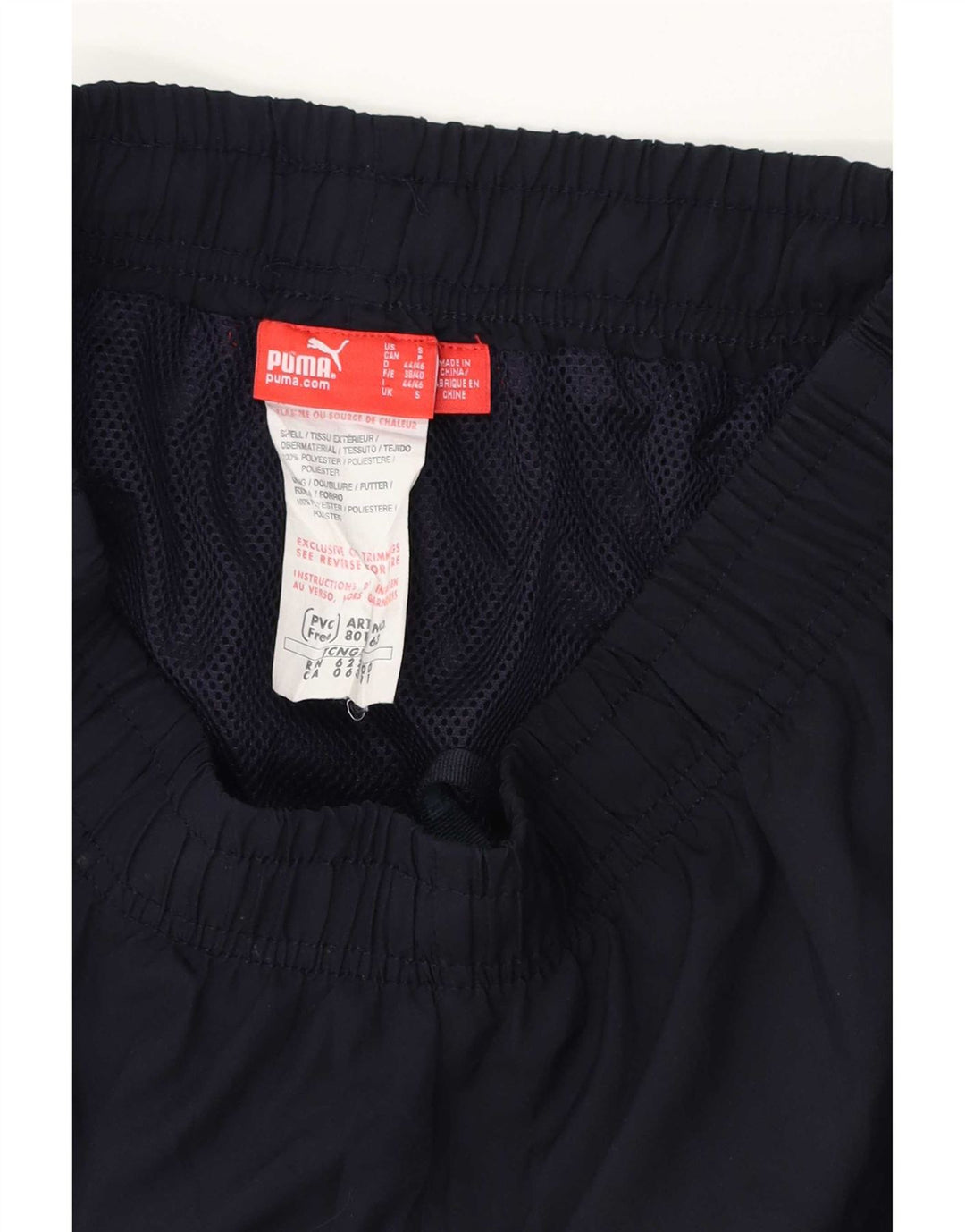 Puma Mens Sport Shorts Small  Navy Blue Polyester