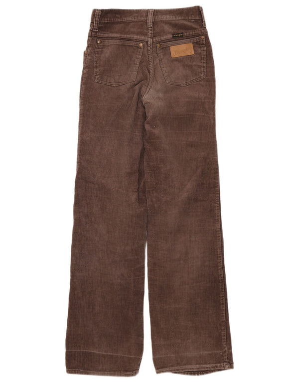 Wrangler Damen-Cordhose mit weitem Bein, W24, L30, Braun
