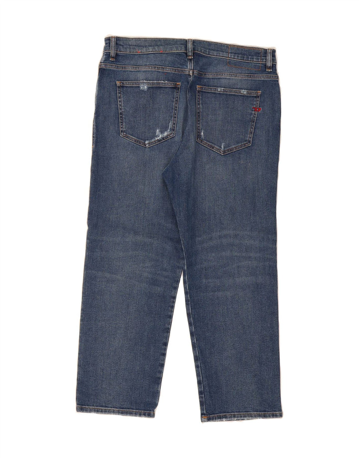 DIESEL Womens Cropped Jeans W31 L24 Blue Cotton Vintage Diesel and Second-Hand Diesel from Messina Hembry 