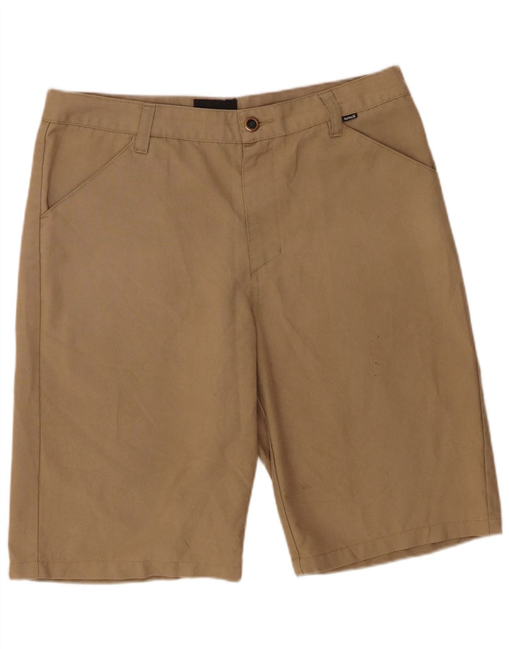 Hurley Herren Freizeitshorts W34 Large Beige Polyester