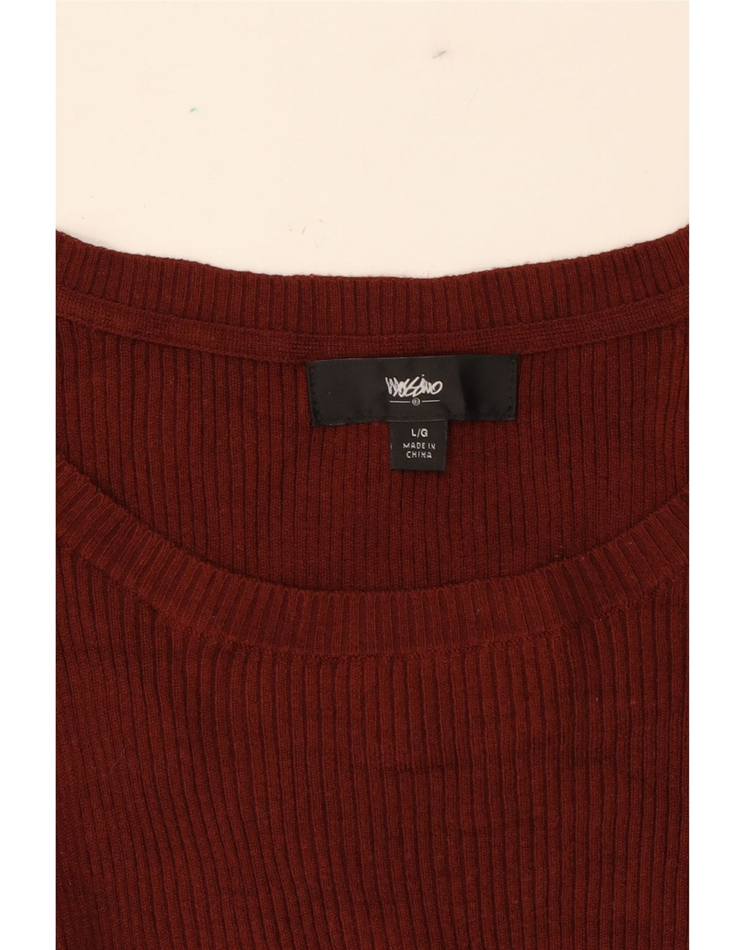 MOSSIMO Womens A-Line Dress UK 14 Large Brown Acrylic Vintage Mossimo and Second-Hand Mossimo from Messina Hembry 