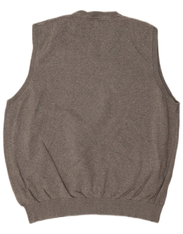 Marks & Spencer Herren Weste Tank Top 2XL Grau Baumwolle