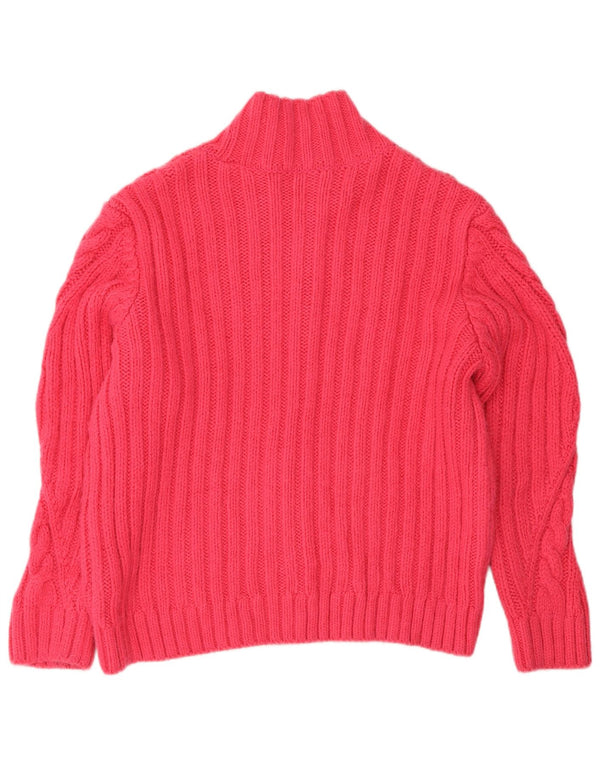 Marks & Spencer Damen-Pullover mit Rollkragen, Gr. 16, Rosa