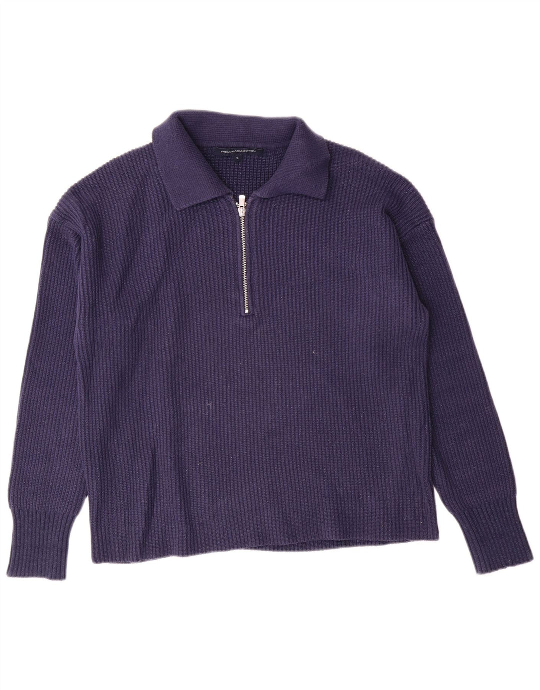 FRENCH CONNECTION Damen Rollkragenpullover, Größe S, Marineblau