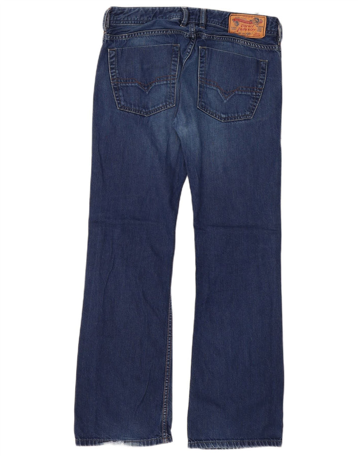 Diesel Damen Zatiny Regular Bootcut Jeans W29 L30 Marineblaue Baumwolle