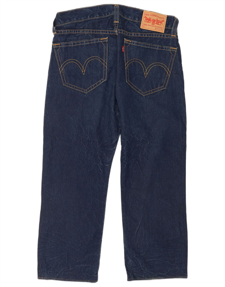 Levi's lockere Herrenjeans W34 L27 marineblaue Baumwolle