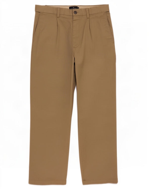 Marks & Spencer Herren-Chinohose mit Pegged, W32, L29, beige Baumwolle