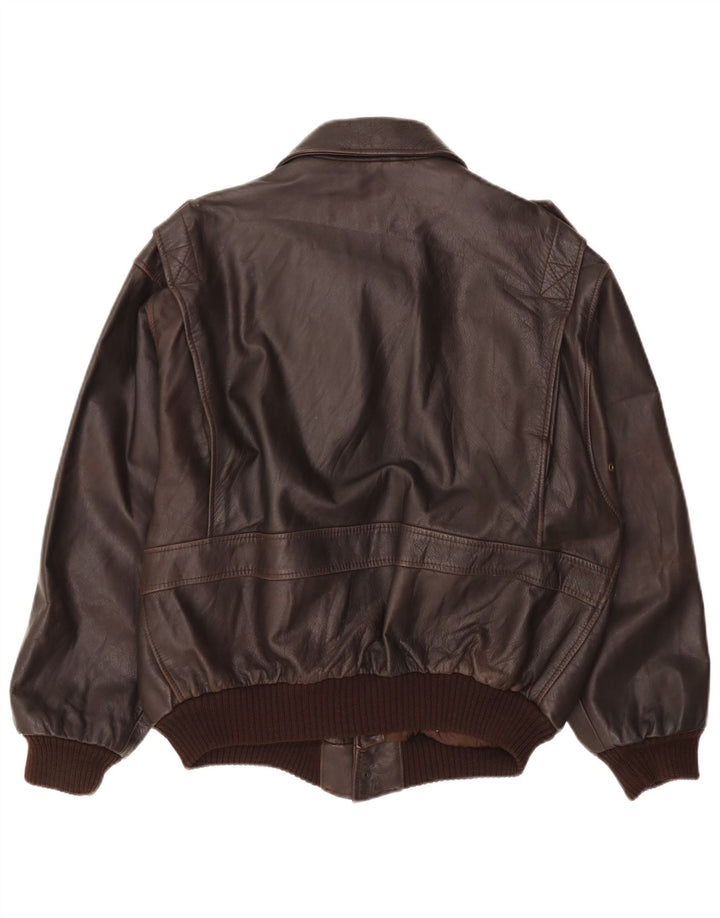 Vintage Herren Lederjacke UK 42 XL Braun