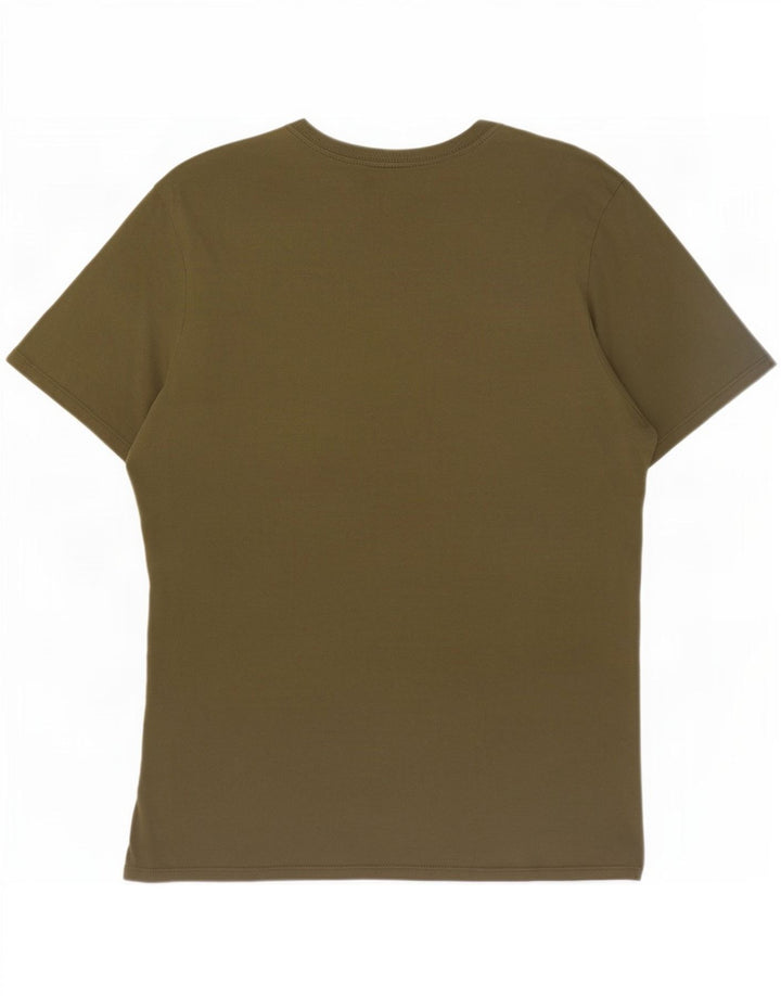 Nike Herren-T-Shirt mit sportlichem Schnitt und Grafik, Größe L, Khaki, Baumwolle