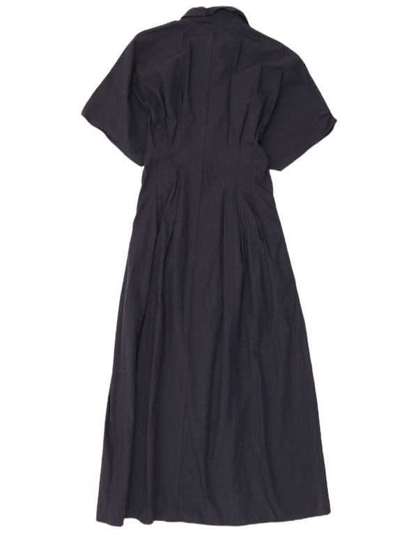 Zara Damen Maxikleid UK 12 Medium Marineblau