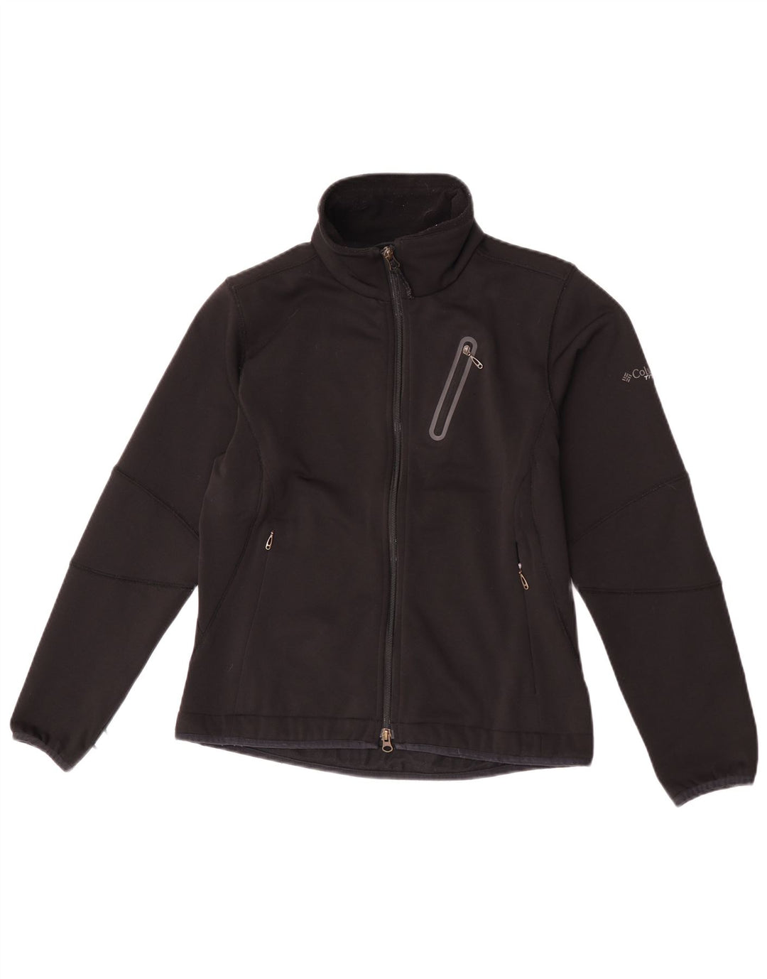 Columbia Damen Liner-Trainingsanzugoberteil, UK-Größe 12, Mittelschwarzes Polyester