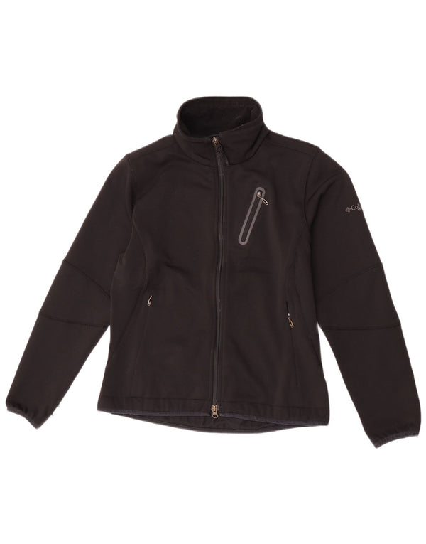 Columbia Damen Liner-Trainingsanzugoberteil, UK-Größe 12, Mittelschwarzes Polyester
