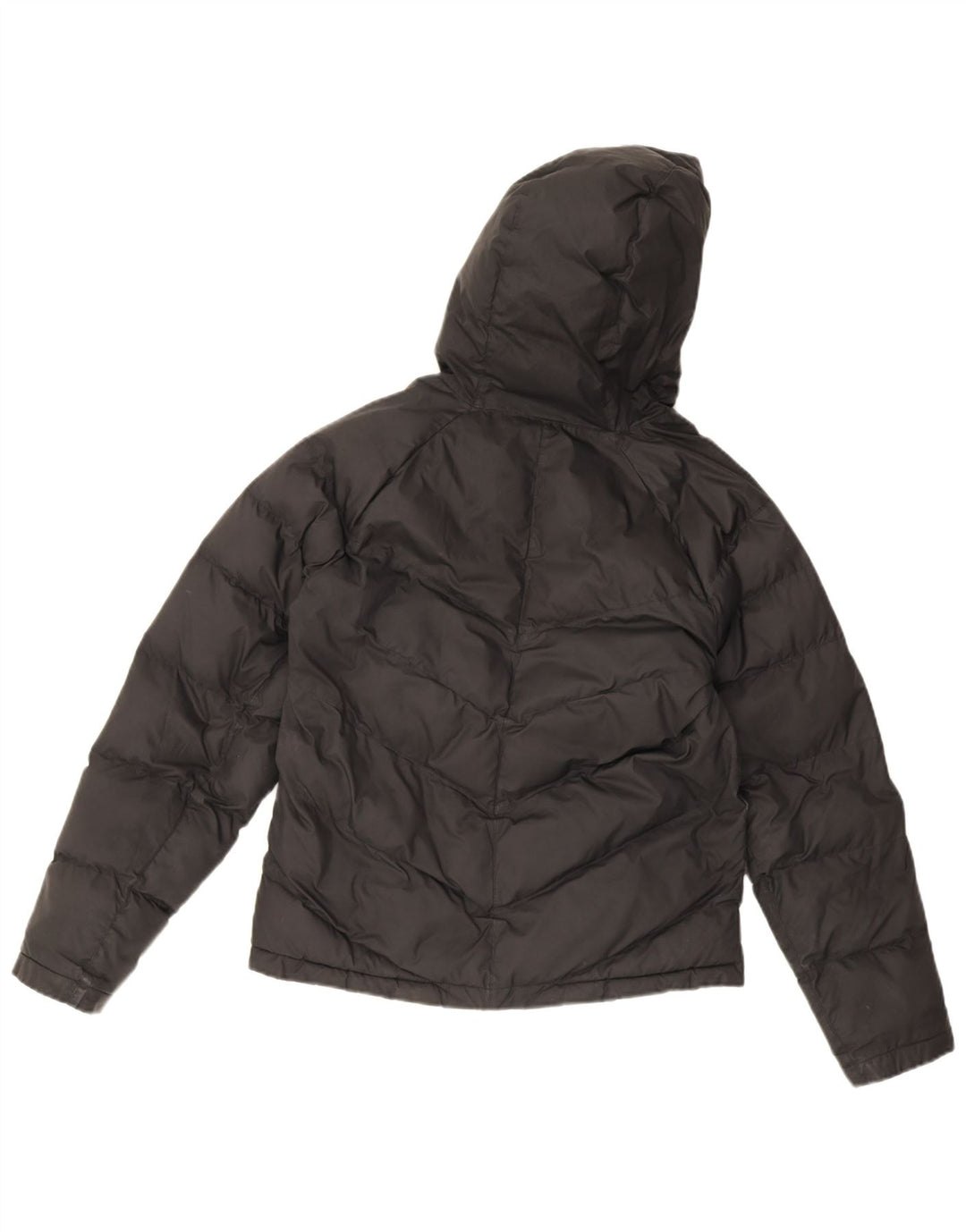 Nike Wattierte Jacke mit Kapuze für Jungen, 13–14 Jahre, XL, schwarzes Polyester