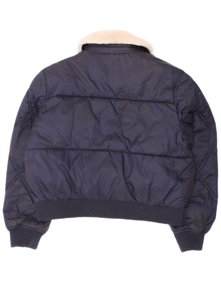Tommy Hilfiger Wattierte Jacke für Mädchen, 7–8 Jahre, Marineblau, Polyester