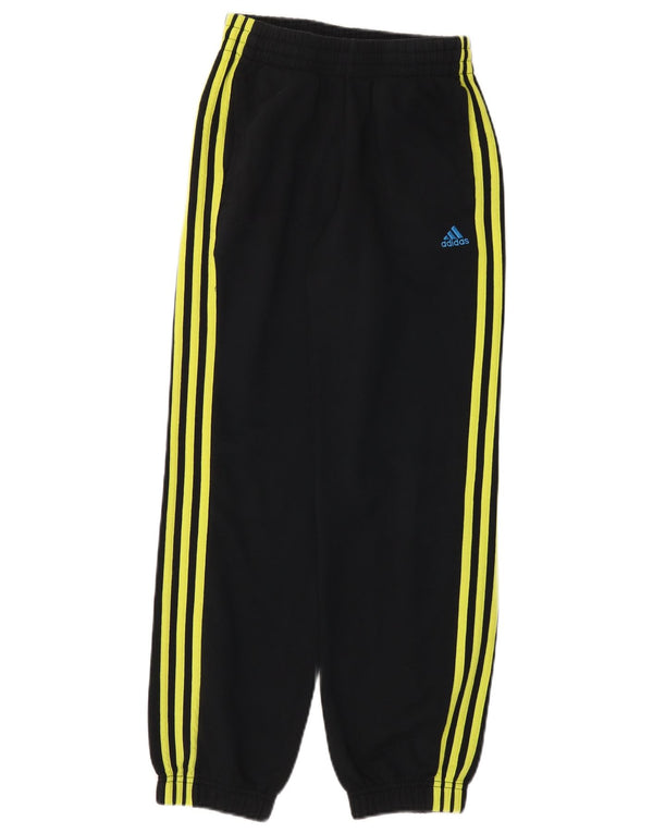 ADIDAS Jungen-Trainingshose, Jogginghose, 11–12 Jahre, schwarze Baumwolle