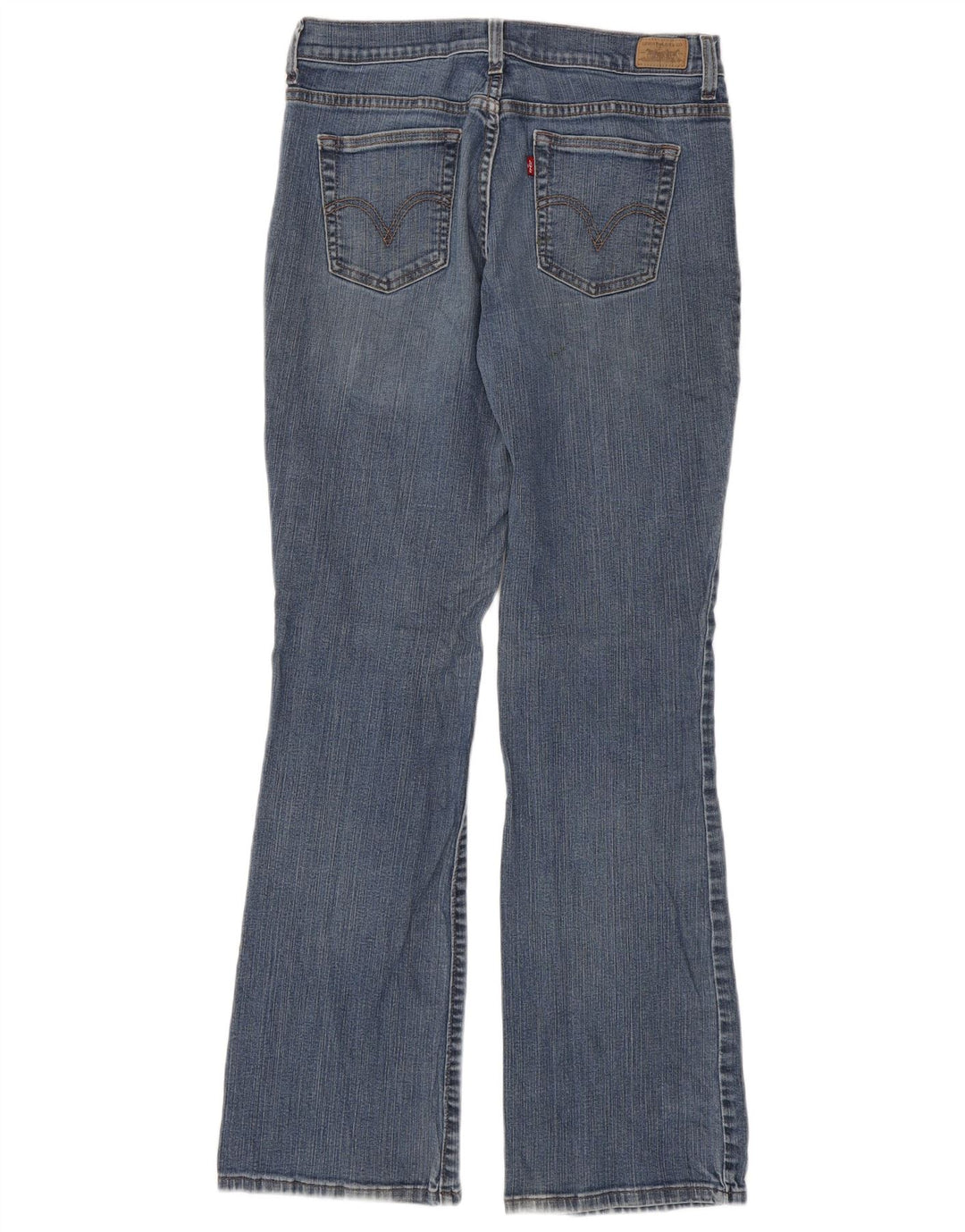 Levi's Damen 515 Bootcut Jeans US 10 Large W30 L33 Blaue Baumwolle