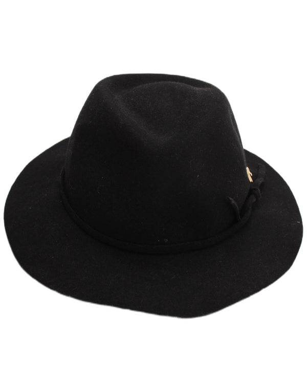 Replay Damen-Fedora-Hut, Einheitsgröße, schwarze Wolle, klassisch