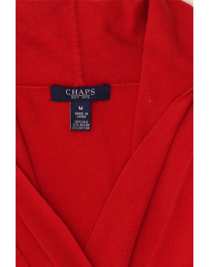 Chaps Damen-Pullover mit Schalkragen, UK 12, mittelrote Seide