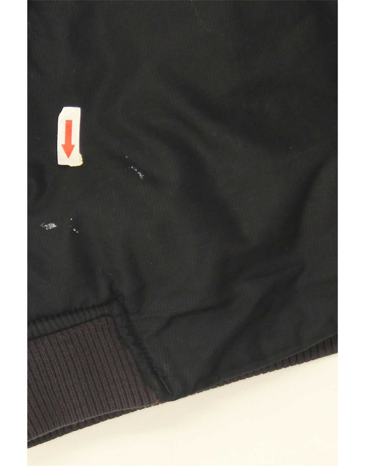 Nike Herren-Jacke mit Kapuze, gepolstert, Größe 38, Mittelschwarz, Colourblock-Polyester
