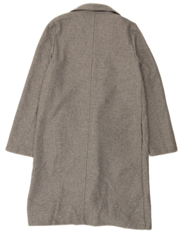 Zara Womens Open Overcoat UK 10 Small Grau